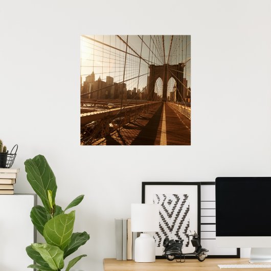 Brooklyn Bridge. Poster (Thuiskantoor)