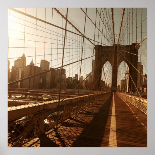 Brooklyn Bridge. Poster (Voorkant)