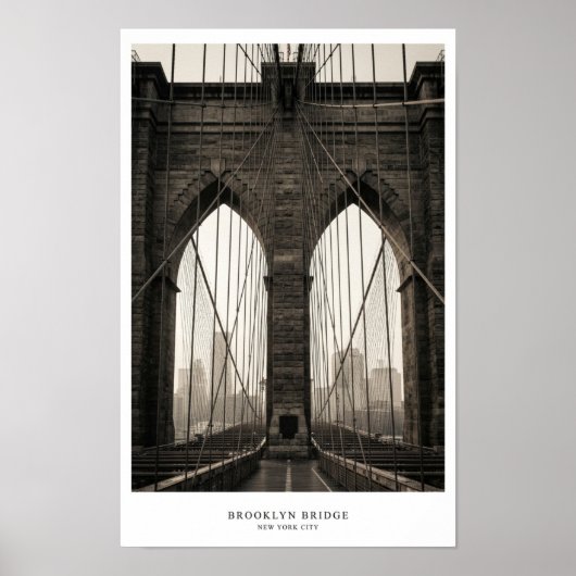 Brooklyn Bridge Poster (Voorkant)