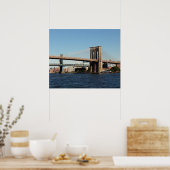 BROOKLYN BRIDGE POSTER IN NEW YORK (Keuken)