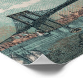 Brooklyn Bridge Poster Print (Hoek)