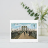 Brooklyn Bridge Promenade Briefkaart (Staand voorkant)