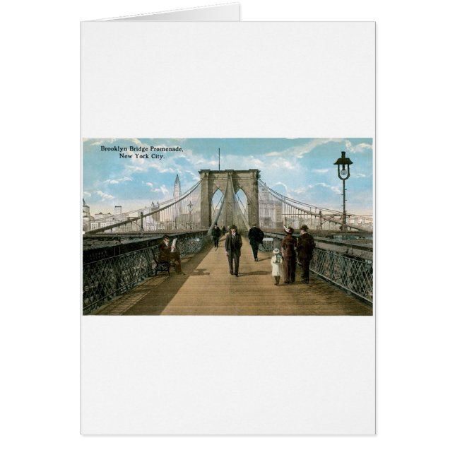 Brooklyn Bridge Promenade, New York City (Voorkant)