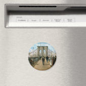 Brooklyn Bridge Promenade, New York City Magneet (Insitu (Vaatwasser))