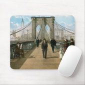 Brooklyn Bridge Promenade, New York City Muismat (Met muis)