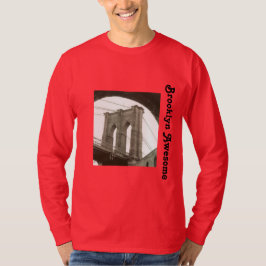 Brooklyn Bridge/Quote Mannen T-shirt