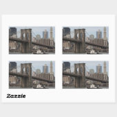 Brooklyn Bridge Rechthoekige Sticker (Vel)