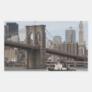 Brooklyn Bridge Rechthoekige Sticker