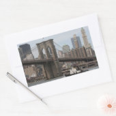 Brooklyn Bridge Rechthoekige Sticker (Envelop)