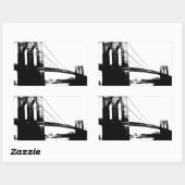  Brooklyn Bridge Rechthoekige Sticker (Vel)