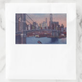  Brooklyn Bridge Rechthoekige Sticker (Tas)