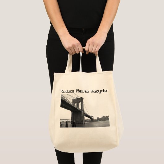 Brooklyn Bridge Recyclen Tote Bag (Voorkant (product))