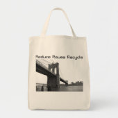 Brooklyn Bridge Recyclen Tote Bag (Voorkant)