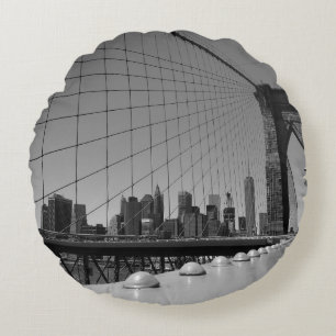 Brooklyn bridge rond kussen
