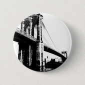 Brooklyn Bridge Ronde Button 5,7 Cm (Voorkant)