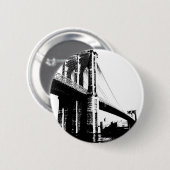 Brooklyn Bridge Ronde Button 5,7 Cm (Voorkant /achterkant)