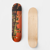 Brooklyn Bridge 's Nachts Skateboard (Voorkant)