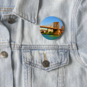 Brooklyn Bridge schilderen Ronde Button 5,7 Cm (In situ)