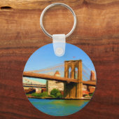 Brooklyn Bridge schilderen Sleutelhanger (Voorkant)