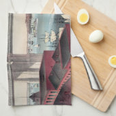 Brooklyn Bridge schilderen Theedoek (Quarter Fold)