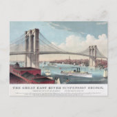 Brooklyn Bridge schilderij Briefkaart (Voorkant)