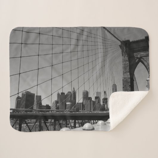 Brooklyn bridge sherpa deken (Voorkant (horizontaal))