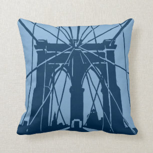 Brooklyn Bridge Sierkussen Deep Blue