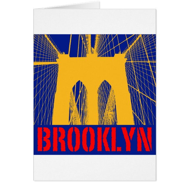 Brooklyn Bridge silhouette (Voorkant)