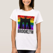 Brooklyn Bridge silhouette pride 2 T-shirt (Voorkant)