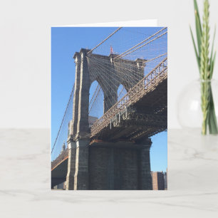 Brooklyn Bridge Sky New York City NYC Kaart