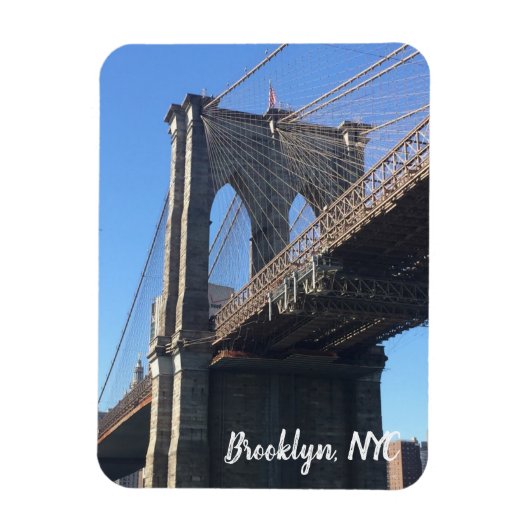 Brooklyn Bridge Sky New York City NYC Magneet (Verticaal)