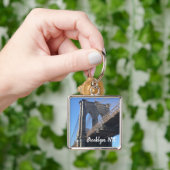 Brooklyn Bridge Sky New York City NYC Sleutelhanger (Hand)