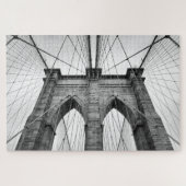 Brooklyn Bridge Sluiten Architecturaal Detail Legpuzzel (Horizontaal)