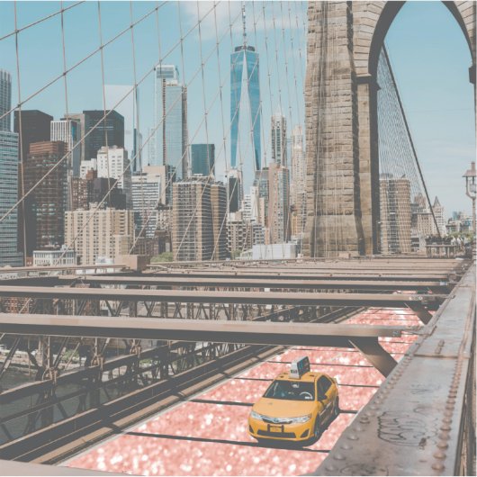 Brooklyn Bridge Sticker (Voorkant)