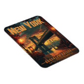 Brooklyn Bridge Sunrise - Een prachtige reis Magneet (Rechterzijde)