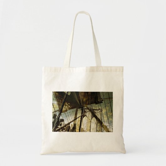 Brooklyn bridge-thema tote bag (Voorkant)