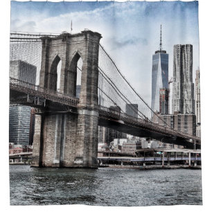 BROOKLYN BRIDGE TIJDENS DAGEN DOUCHEGORDIJN
