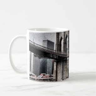 BROOKLYN BRIDGE TIJDENS DAGEN KOFFIEMOK