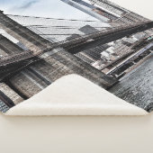 BROOKLYN BRIDGE TIJDENS DAGEN SHERPA DEKEN (3/4)