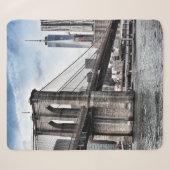 BROOKLYN BRIDGE TIJDENS DAGEN SHERPA DEKEN (Voorkant (horizontaal))