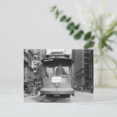 Brooklyn Bridge Trolley, 1915 Briefkaart (Staand voorkant)