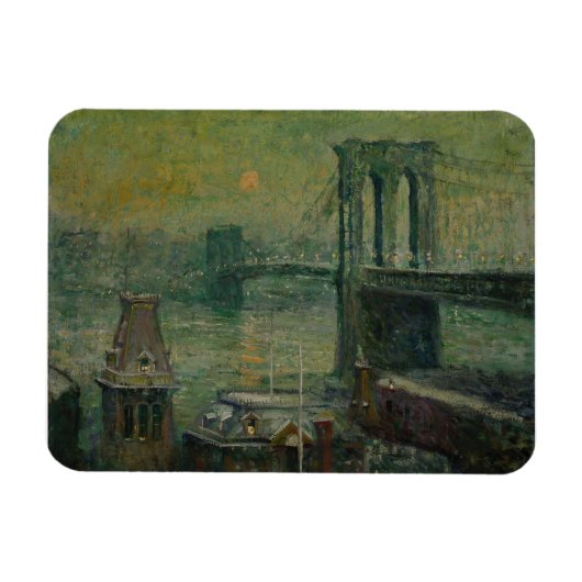Brooklyn Bridge (tussen 1917 en 1920) Ernest Magneet (Horizontaal)