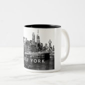 Brooklyn Bridge Two-Tone Coffee Mok (Voorkant rechts)