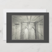 Brooklyn Bridge-uitnodiging - Klassiek Kaart (Voorkant)