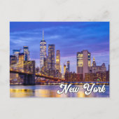 Brooklyn Bridge, Verenigde Staten Briefkaart (Voorkant)