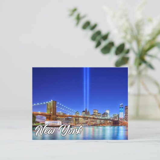 Brooklyn Bridge, Verenigde Staten Briefkaart (Staand voorkant)
