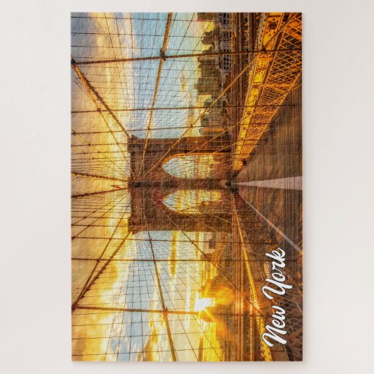 Brooklyn Bridge, Verenigde Staten Legpuzzel (Verticaal)