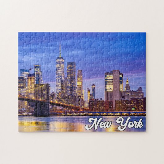 Brooklyn Bridge, Verenigde Staten Legpuzzel (Horizontaal)
