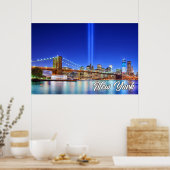 Brooklyn Bridge, Verenigde Staten Poster (Keuken)