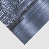 Brooklyn Bridge Verfijnde Stedelijke Monochroom Tissuepapier (Detail)